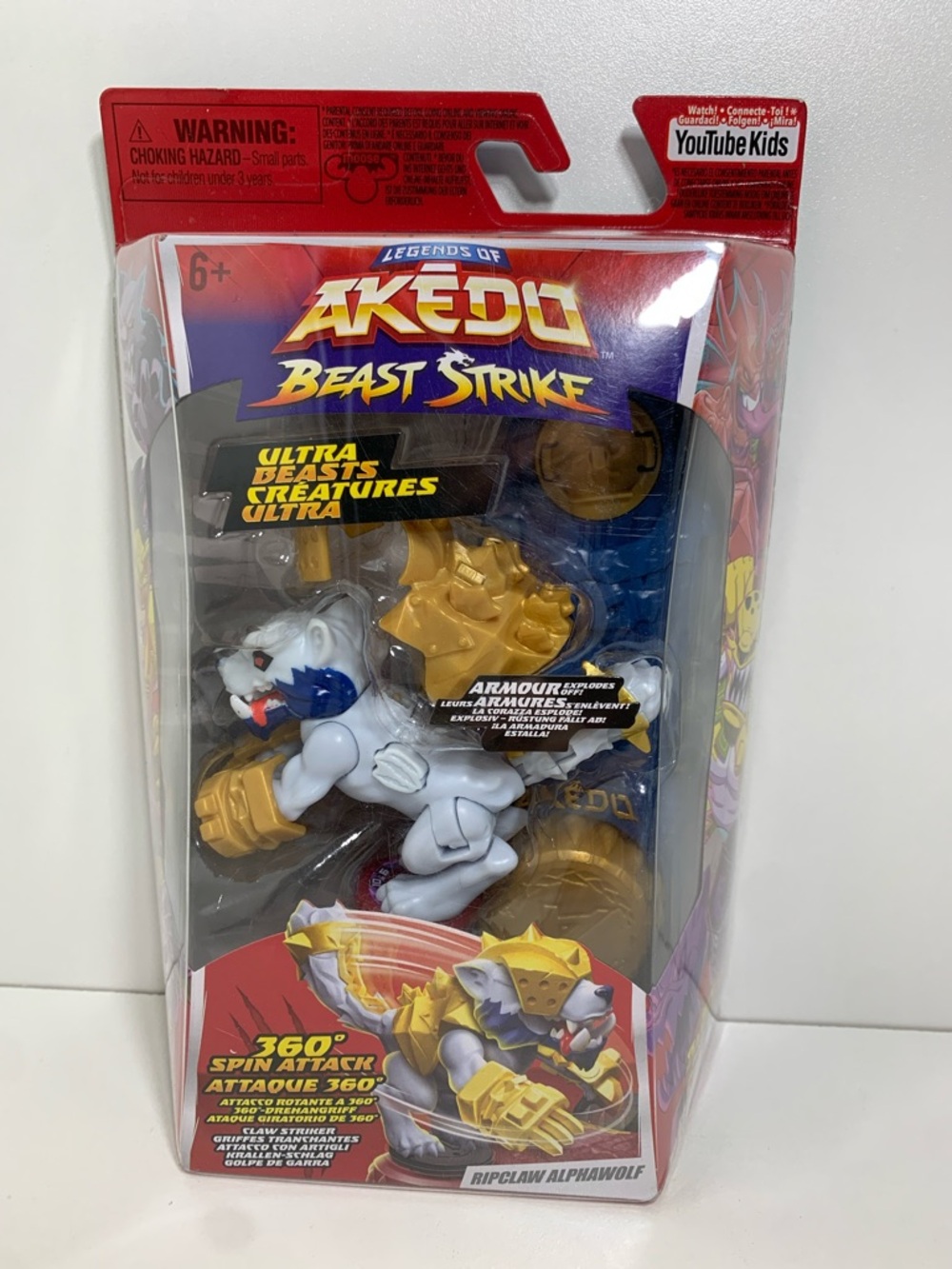 Legends of Akedo Beast Strike Ultra Beasts Ripclaw alphawolf